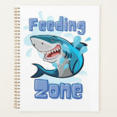 HET VOEDEN ZONEHAAI, CARTOON STIJL PLANNER (Voorkant)