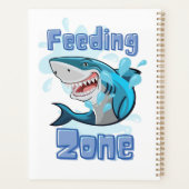 HET VOEDEN ZONEHAAI, CARTOON STIJL PLANNER (Achterkant)