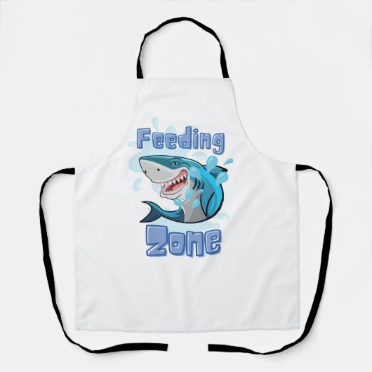 HET VOEDEN ZONEHAAI, CARTOON STIJL SCHORT (Voorkant)