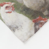 Het voederen van kippen (door Walter Frederick Osb Fleece Deken (Hoek)