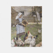 Het voederen van kippen (door Walter Frederick Osb