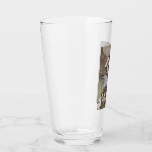 Het voederen van kippen (door Walter Frederick Osb Glas (Rechts)