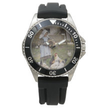 Het voederen van kippen (door Walter Frederick Osb