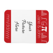 Het voegt omhoog in Cherry sparen-de-Datum Magnet Magneet (Horizontaal)