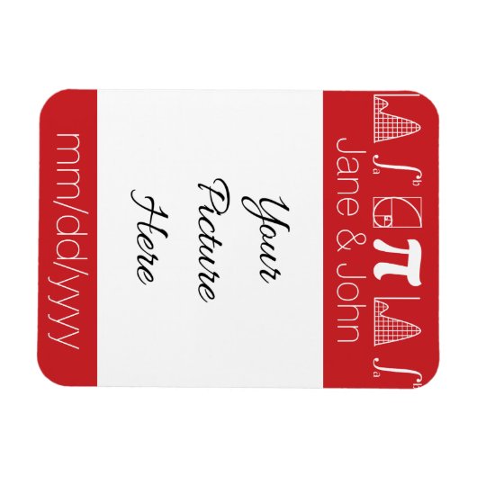 Het voegt omhoog in Cherry sparen-de-Datum Magnet Magneet (Horizontaal)