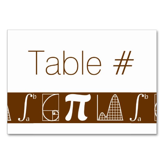 Het voegt omhoog in Chocolate Table Kaart toe (Voorkant)