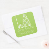 Het voegt omhoog in Peridot Sticker toe (Envelop)