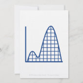 Het voegt toe in Blue Wedding Invitation Kaart (Achterkant)