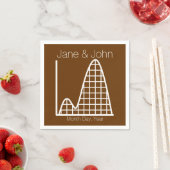 Het voegt toe in chocolade Napkins Servetten (Insitu)