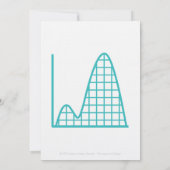 Het voegt toe in Turquoise Wedding Invitation Kaart (Achterkant)