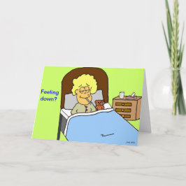 Het voelen onderaan Groet Kaart