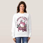 Het voelen van een beetje ijzig Schattigee sneeuwm Trui (Voorkant volledig)