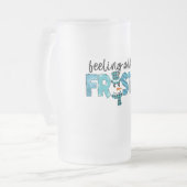 Het voelen van een beetje vorsse sublimatie matglas bierpul (Voorkant links)