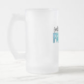 Het voelen van een beetje vorsse sublimatie matglas bierpul (Links)