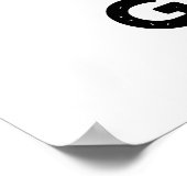 Het voelen van kalebas Grappig Gevoel Goede Planta Poster (Hoek)