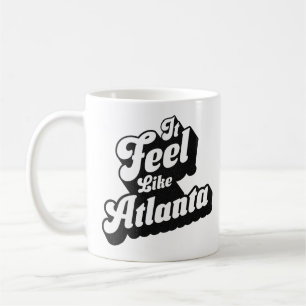 Het voelt als Atlanta Urban Hiphop Retro Gift Koffiemok