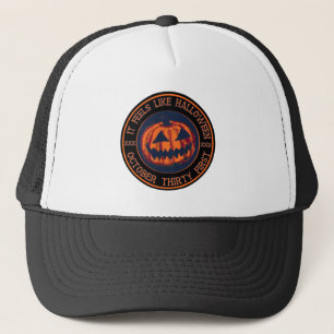 Het voelt als Halloween Jack-O-Lantern Trucker Pet