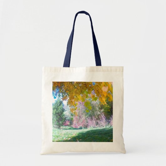 Het voelt als lente, maar het is herfst tote bag (Voorkant)