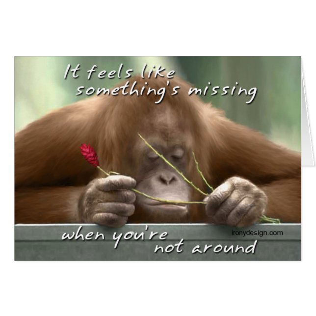 Het voelt alsof er iets ontbreekt aan Kaart (Voorkant Horizontaal)