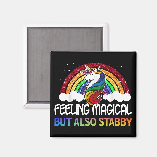 Het voelt magisch maar ook stabiel magneet (Voorkant / Achterkant)