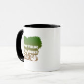 Het voelt vandaag niet erg pijnlijk grappige Slote Mok (Voorkant links)