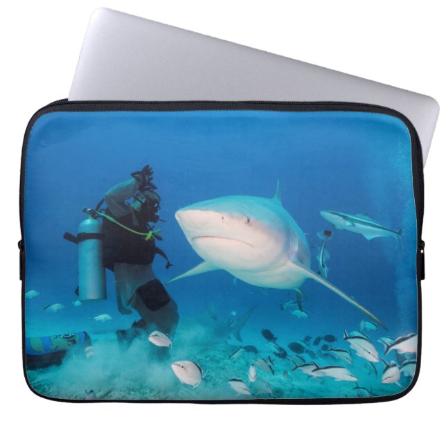 Het voer van de stier laptop sleeve (Voorkant)