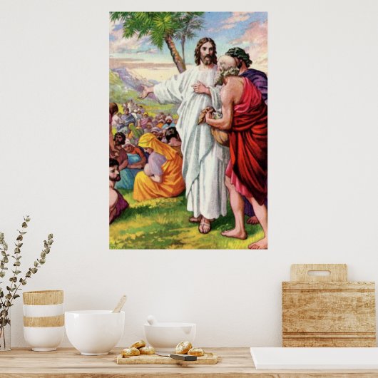 Het voeren van de 5.000 poster (Keuken)