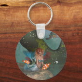 Het voeren van de Sleutelhanger van de Visserij (Voorkant)