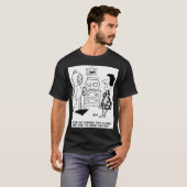 Het voeren van vissen in duikuitrusting t-shirt (Voorkant volledig)