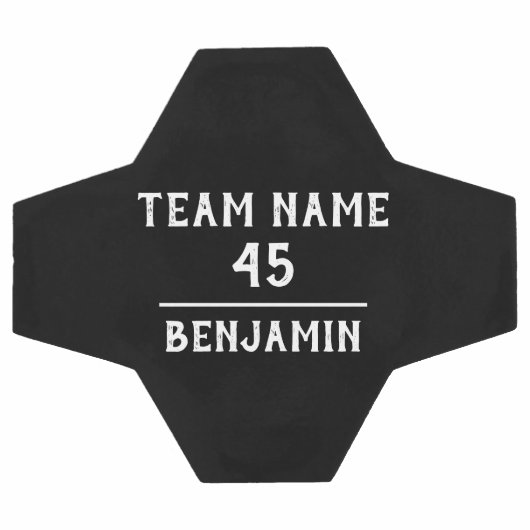 Het Voetbal van de douane met het Aantal van de Na (Enkel)