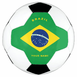 Het Voetbal van de Vlag van Brazilië