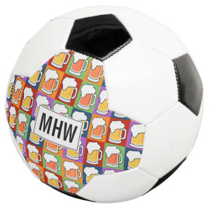 Het voetbal van het de douanemonogram van het