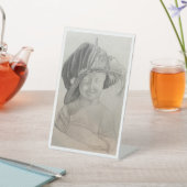 Het voetstuk van Da Vinci, 4" x 6" Reclamebord Met Voetstuk (Insitu)