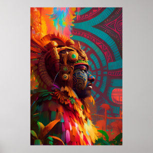 Het Vogel Man Ken Gage Fantasy Poster