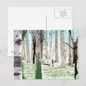 Het vogelbos briefkaart (Voorkant / Achterkant)