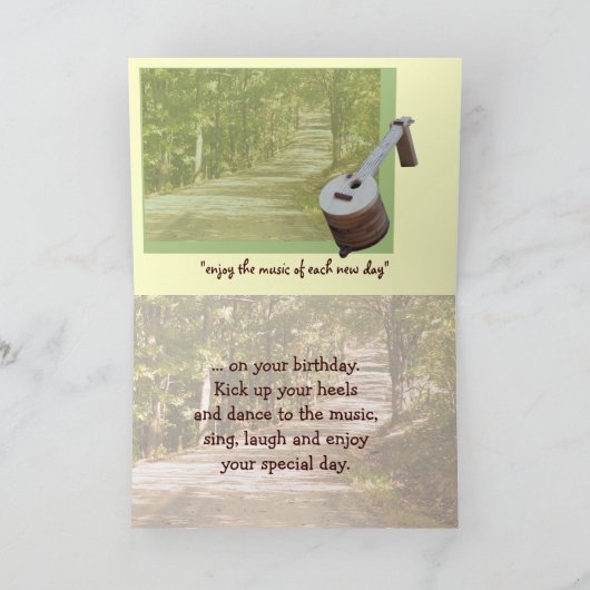 Het Vogelhuis van de banjo - pas om het even welke Kaart (Binnen)