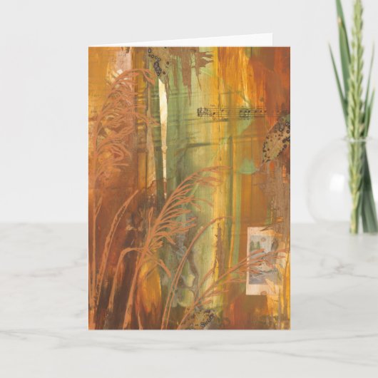 Het Vogelhuis van de Herfst van de Kaart van de (Voorkant)