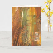 Het Vogelhuis van de Herfst van de Kaart van de (Gele Bloem)