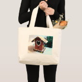 Het Vogelhuis van de peperkoek Grote Tote Bag (Voorkant (product))