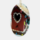 Het Vogelhuis van de peperkoek Keramisch Ornament (Rechts)