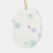 Het Vogelhuis van de peperkoek Keramisch Ornament (Achterkant)