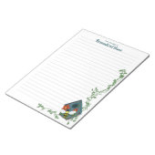 Het Vogelhuisballet van Bee's Lined Notitieblok (Schuin)