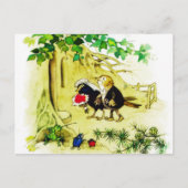 Het vogelhuwelijk briefkaart (Voorkant)