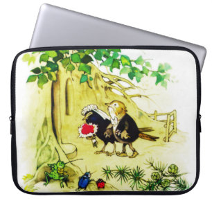 Het vogelhuwelijk laptop sleeve