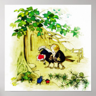 Het vogelhuwelijk poster