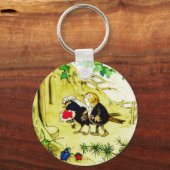 Het vogelhuwelijk sleutelhanger (Voorkant)