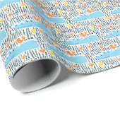 Het vogelmeer van Hippos: . Cadeaupapier (Rol Hoek)