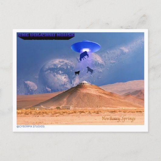 Het Volcano House Briefkaart (Voorkant)