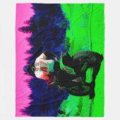 Het volgen van het spoor - Motocross Racer Fleece Deken (Voorkant)