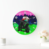 Het volgen van het spoor - Motocross Racer Grote Klok (Huis)